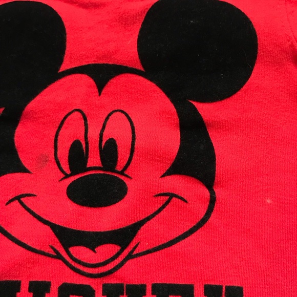 2/$25 Disney Red Mickey Mouse Sweater - Picture 2 of 3